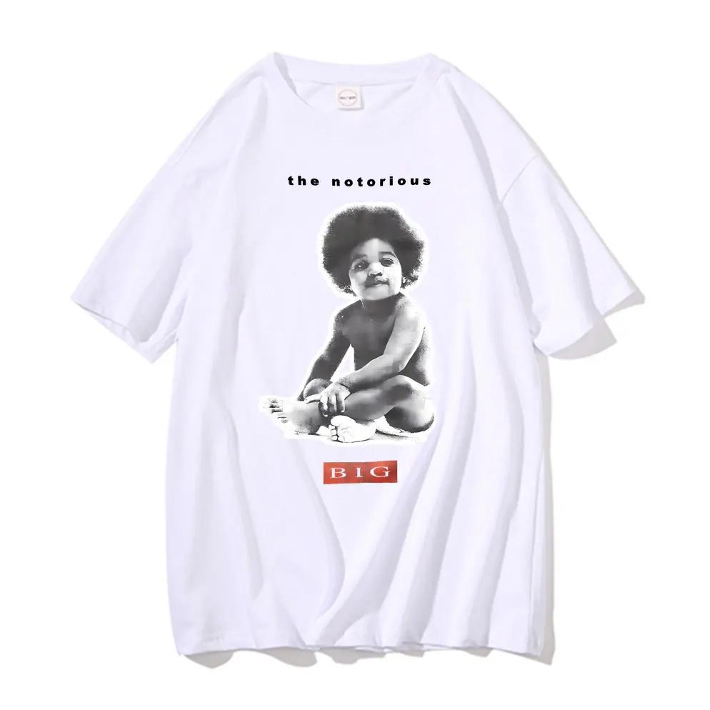 Репер The Notorious Big Poppa Графічна футболка Чоловіча реп-oversize з коротким рукавом Biggie Smalls Футболки Чоловіки Жінки Хіп-хоп Футболка L
Репер The Notorious Big Poppa Графічна футболка Чоловіча реп-oversize з коротким рукавом Biggie Smalls Футболки Чоловіки Жінки Хіп-хоп Футболка L