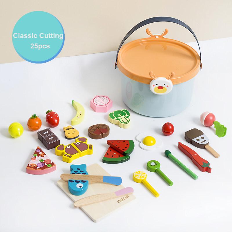 Wooden Pretend Play Children Toys Fruit Vegetable Cutting Set for Girl Kitchen Food Play Imitation Game Montessori Education Toy
Wooden Pretend Play Children Toys Fruit Vegetable Cutting Set for Girl Kitchen Food Play Imitation Game Montessori Education Toy