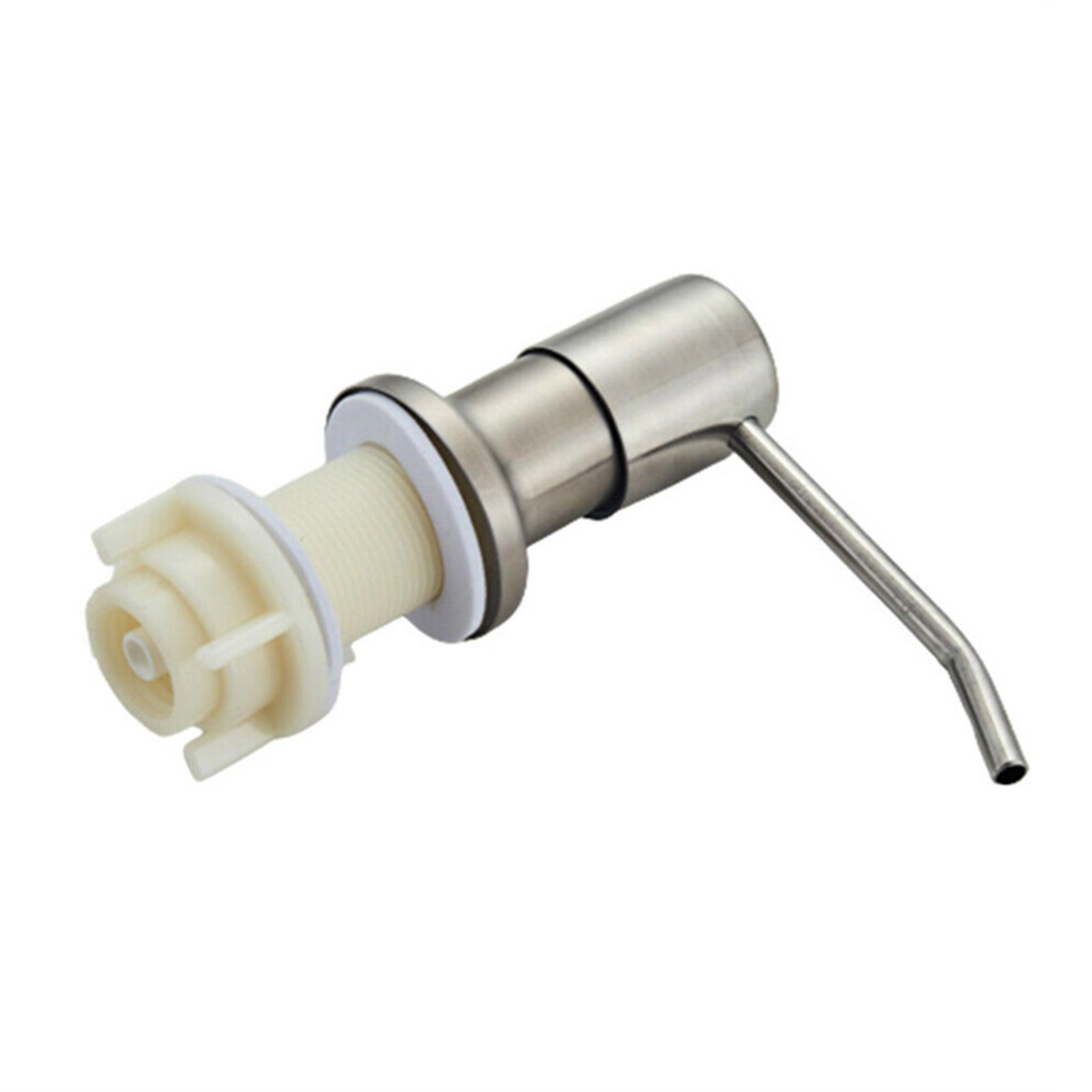 Kitchen Stainless Steel Sink Soap Dispenser Pump Head with Extension Silicone Tube
Kitchen Stainless Steel Sink Soap Dispenser Pump Head with Extension Silicone Tube