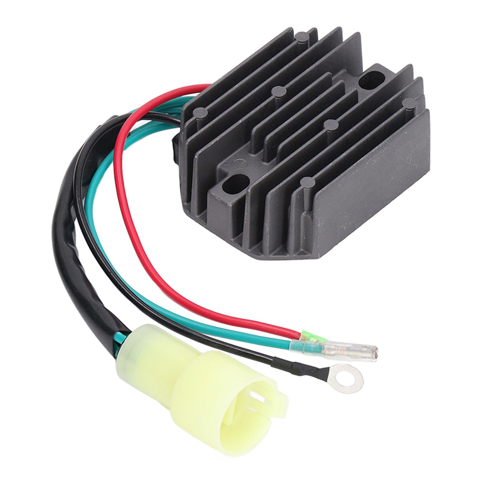 Motorcycle Rectifier 62Y‑81960‑00‑00 12V Voltage Regulator Replacement for 50HP 4 Stroke Outboard 1995‑2007
Motorcycle Rectifier 62Y‑81960‑00‑00 12V Voltage Regulator Replacement for 50HP 4 Stroke Outboard 1995‑2007