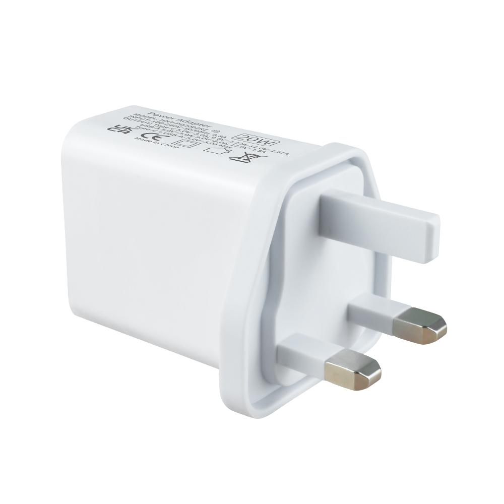 PD 20W QC3.0 A+C UK Plug Type C Dual Ports Chargers Adapters Fast Charging Travel Wall Charger for IPhone Portable Adapter UKCA UK білий
PD 20W QC3.0 A+C UK Plug Type C Dual Ports Chargers Adapters Fast Charging Travel Wall Charger for IPhone Portable Adapter UKCA UK білий
