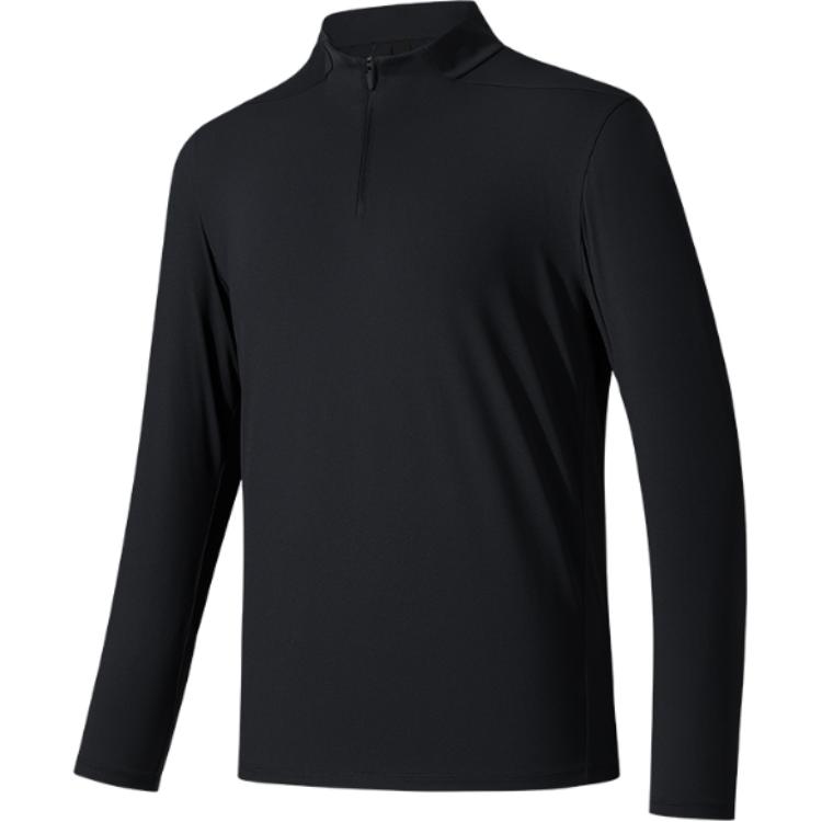 Anta Champion All-Weather Series Solid Color Stand Collar Comfortable Moisture-Wicking Versatile Long Sleeve T-Shirt Men Tops Basic-Black 152520401-3 L
Anta Champion All-Weather Series Solid Color Stand Collar Comfortable Moisture-Wicking Versatile Long Sleeve T-Shirt Men Tops Basic-Black 152520401-3 L