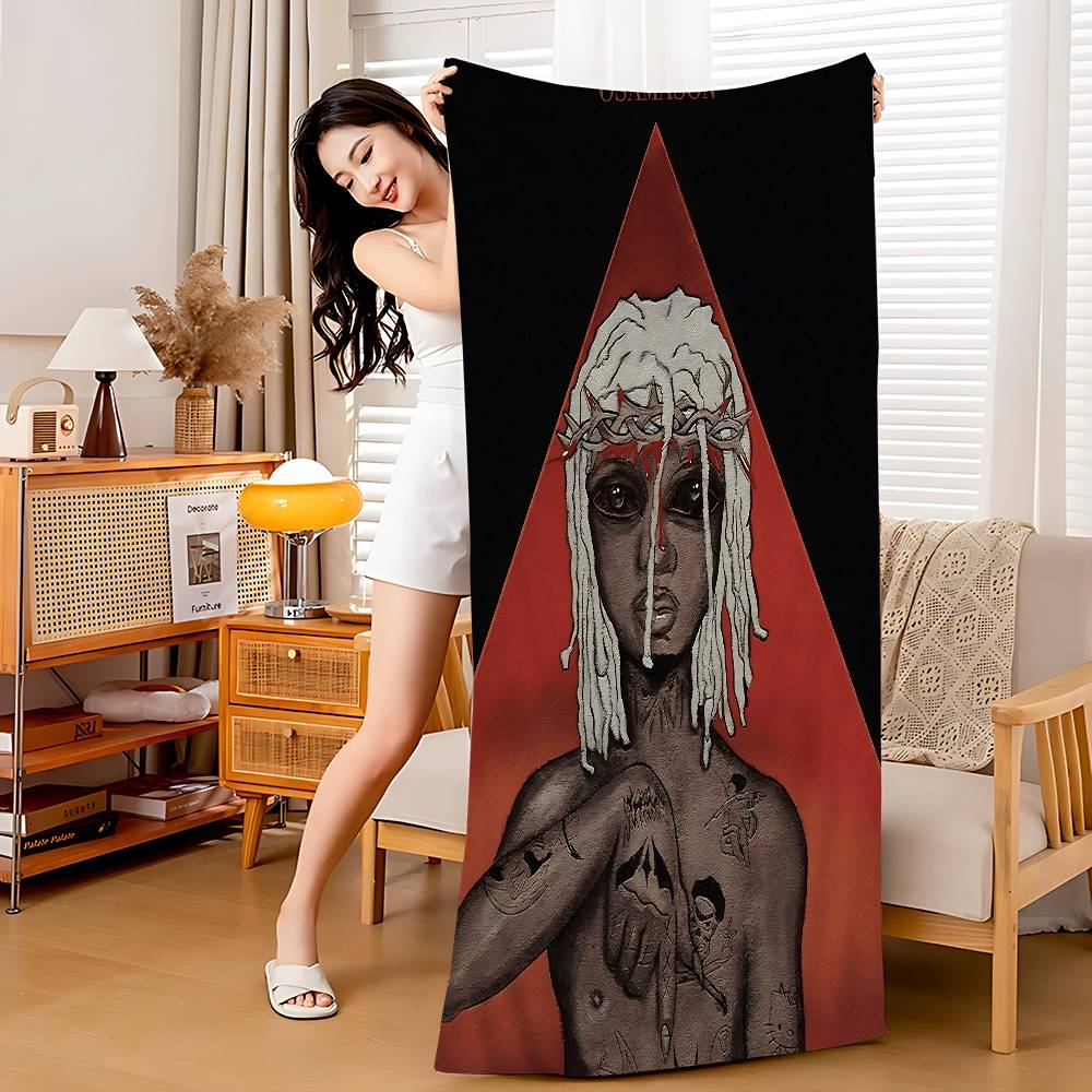 Rapper O-OsamaSon Still S-slime Microfiber Beach Towel Absorbent Quick Dry Soft Yoga Swimming Resort Mountain Climbing Towel W30*H60(CM)
Rapper O-OsamaSon Still S-slime Microfiber Beach Towel Absorbent Quick Dry Soft Yoga Swimming Resort Mountain Climbing Towel W30*H60(CM)