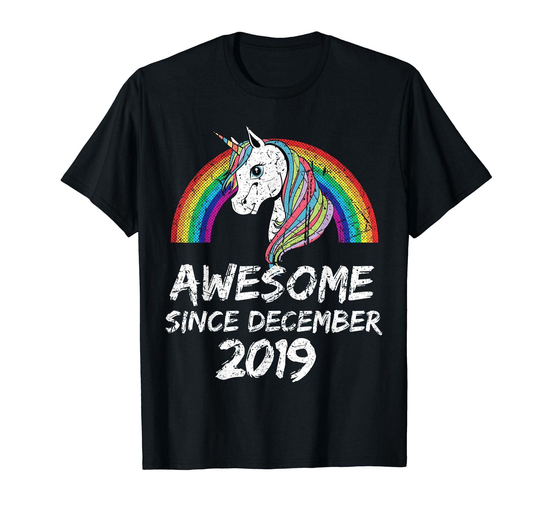 Awesome since December 2019 Unicorn Rainbow T-shirt чорний
Awesome since December 2019 Unicorn Rainbow T-shirt чорний