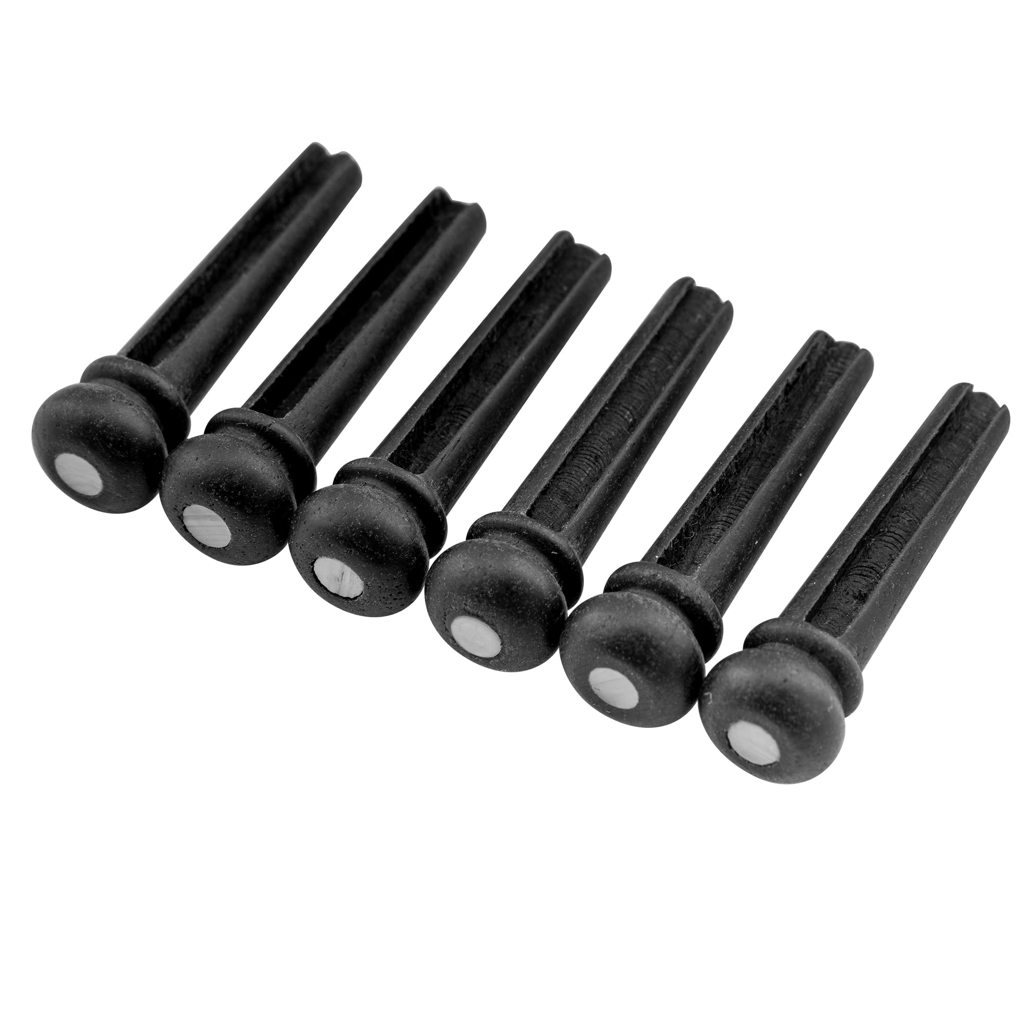 Musiclily Ebony Guitar Bridge Pin for Acoustic White Pearl Dot of Guitar, White/3mm (Set 6)
Musiclily Ebony Guitar Bridge Pin for Acoustic White Pearl Dot of Guitar, White/3mm (Set 6)