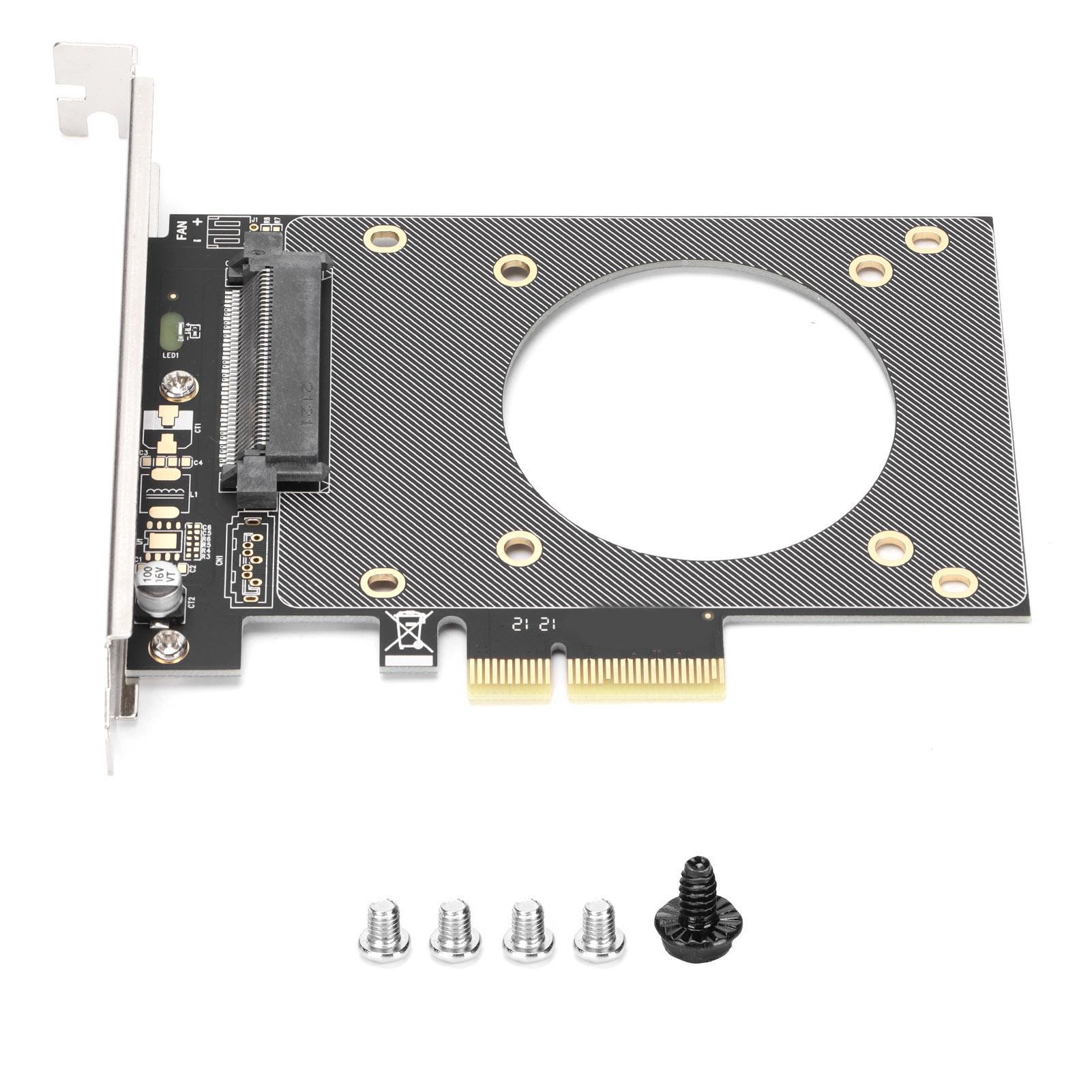 Solid State Drive U.2 to PCIE X4 SFF8639 Transfer Expansion Card for PC Computer LaptopU2x4
Solid State Drive U.2 to PCIE X4 SFF8639 Transfer Expansion Card for PC Computer LaptopU2x4