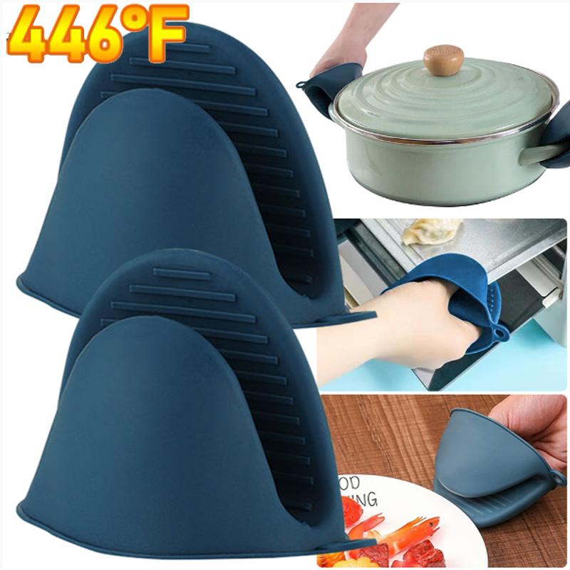 1-2Pair Silicone Oven Mitts Heat Insulation Gloves Non-Slip Finger Gripper Kitchen Cooking Baking Oven Pinch Mitts Hand Clamps
1-2Pair Silicone Oven Mitts Heat Insulation Gloves Non-Slip Finger Gripper Kitchen Cooking Baking Oven Pinch Mitts Hand Clamps