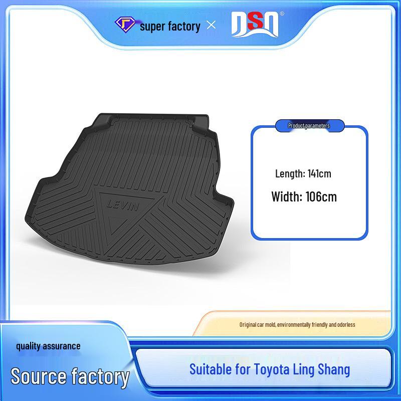 Коврик в багажник Toyota Ling Shang (2021-2023 гг.) - Экологичный, Водонепроницаемый ТПЭ Black TPE
Коврик в багажник Toyota Ling Shang (2021-2023 гг.) - Экологичный, Водонепроницаемый ТПЭ Black TPE