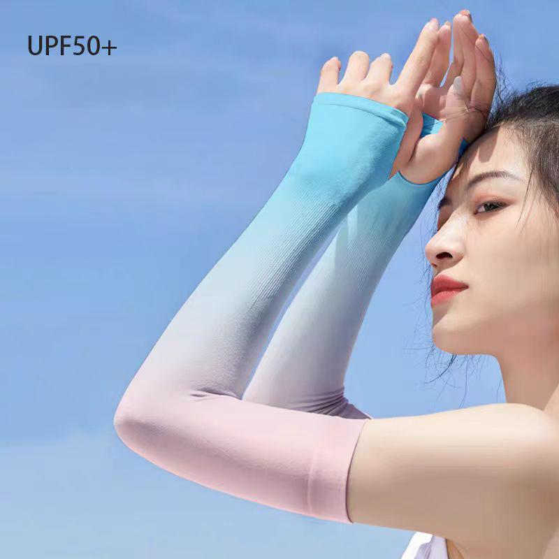 Gradient Ice Silk Arm Sleeves Breathable Men Women Cycling Summer Travel Arm Cover Stretchable Cooling Skin-friendly Sleeves
Gradient Ice Silk Arm Sleeves Breathable Men Women Cycling Summer Travel Arm Cover Stretchable Cooling Skin-friendly Sleeves
