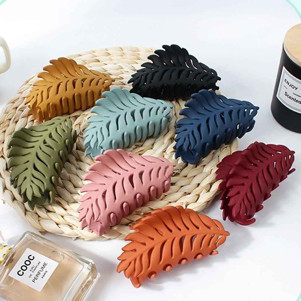 Large Leaf Fashion Hair Accessories Hair Grab Clips Ponytail Holder Hair Claw Clips Shark Clip
Large Leaf Fashion Hair Accessories Hair Grab Clips Ponytail Holder Hair Claw Clips Shark Clip
