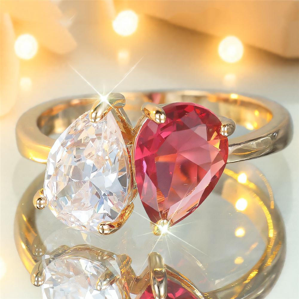 Cute Female Rose Red Blue Zircon Oval Stone Ring Gold Color Engagement Charm Wedding Jewelry For Women 10
Cute Female Rose Red Blue Zircon Oval Stone Ring Gold Color Engagement Charm Wedding Jewelry For Women 10