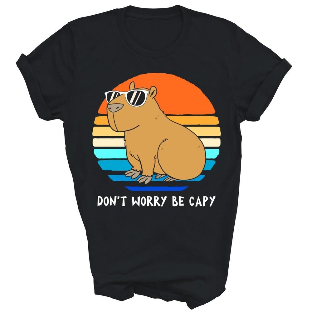 Rodent Funny Capybara Dont Be Worry Be Capy Unisex Shirt Gift XL
Rodent Funny Capybara Dont Be Worry Be Capy Unisex Shirt Gift XL