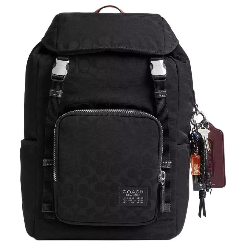 COACH Logan 27 Adjustable Strap Recycled Polyamide Backpack Large Men s Black чорний
COACH Logan 27 Adjustable Strap Recycled Polyamide Backpack Large Men s Black чорний
