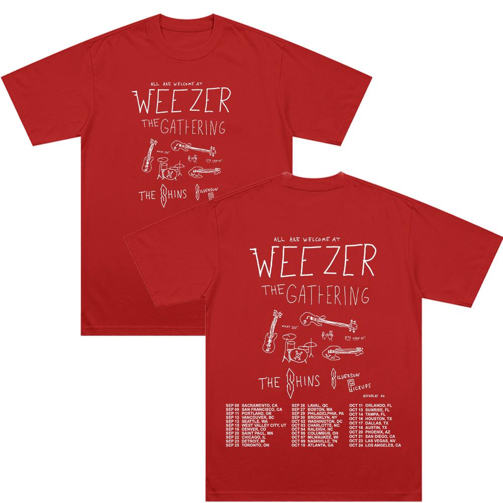 Weezer Band Tour 2026 Tshirts Cotton Fashion Unisex Women Hip Hop Tee Trendy Round Neck Short Sleeve Oversized Casual Streetwear S
Weezer Band Tour 2026 Tshirts Cotton Fashion Unisex Women Hip Hop Tee Trendy Round Neck Short Sleeve Oversized Casual Streetwear S