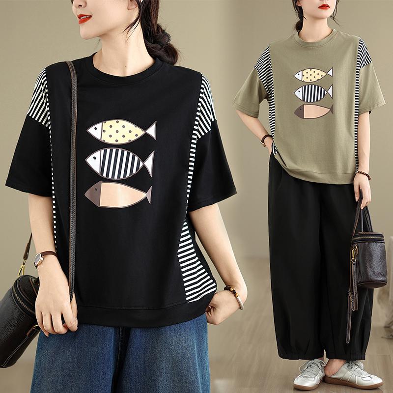 DIMANAF 2025 Summer Basic Plus Size Women T-Shirts Short Sleeve Printing O-Neck Tops Tees Loose Shirt Maxi One Size білий
DIMANAF 2025 Summer Basic Plus Size Women T-Shirts Short Sleeve Printing O-Neck Tops Tees Loose Shirt Maxi One Size білий
