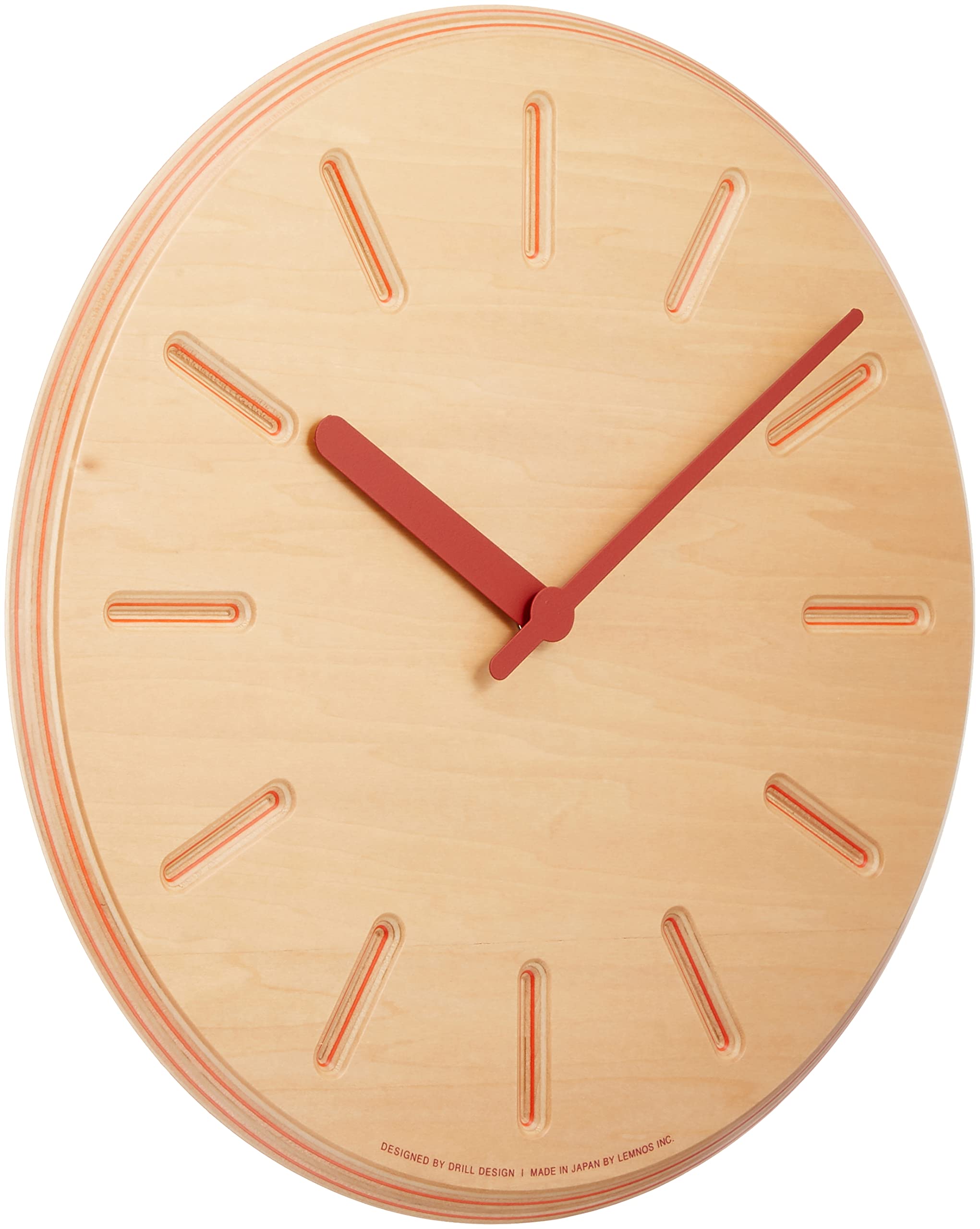 Lemnos Wall Clock Analog Natural Wood Orange Clock Lemnos Orange Large Paper-Wood DRL19-06OR оранжевый
Lemnos Wall Clock Analog Natural Wood Orange Clock Lemnos Orange Large Paper-Wood DRL19-06OR оранжевый