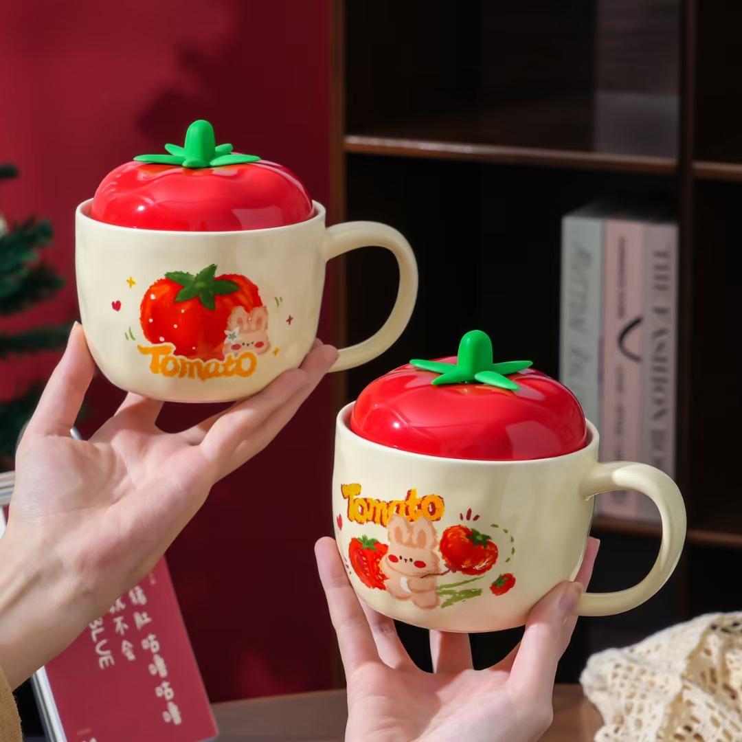 Милая кружка с изображением кролика-помидора, креативная керамическая кружка для воды, сувенирная кружка, чашка для завтрака, чашка для кофе для девочек 420ML
Милая кружка с изображением кролика-помидора, креативная керамическая кружка для воды, сувенирная кружка, чашка для завтрака, чашка для кофе для девочек 420ML