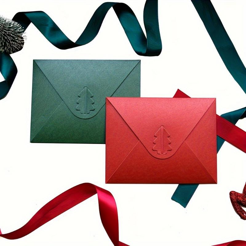 20pcs Premium Dual-Tone Envelopes - Thick Pearlescent Paper with Vintage Christmas Tree Cutouts, Self-Sealing for Invitations & Gifts Pack of 20
20pcs Premium Dual-Tone Envelopes - Thick Pearlescent Paper with Vintage Christmas Tree Cutouts, Self-Sealing for Invitations & Gifts Pack of 20