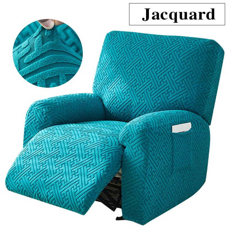 Thicken Recliner Sofa Cover Stretch Jacquard Single Armchair Sofa Relax Functional Sofa Slipcover Non-Slip 4 Pieces/set 1 Seater нефритовий
Thicken Recliner Sofa Cover Stretch Jacquard Single Armchair Sofa Relax Functional Sofa Slipcover Non-Slip 4 Pieces/set 1 Seater нефритовий