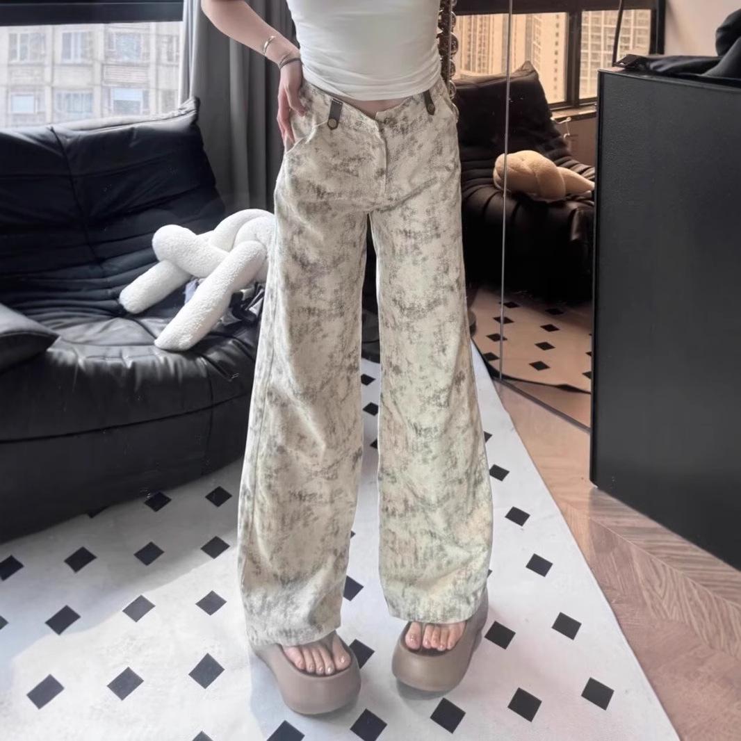 Women s 2025 American Retro Tie-Dye Wide-Leg High-Waisted Pants - Loose, Slimming, and Floor-Length XS: 155-165CM (33-38kg)
Women s 2025 American Retro Tie-Dye Wide-Leg High-Waisted Pants - Loose, Slimming, and Floor-Length XS: 155-165CM (33-38kg)