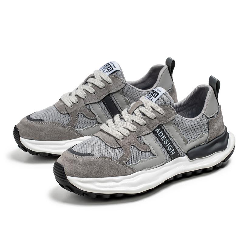 Мужская противоскользящая износостойкая модная повседневная и спортивная обувь с сеткой, кроссовки для бега, обувь для папы, повседневная обувь для доски 44 серый
Мужская противоскользящая износостойкая модная повседневная и спортивная обувь с сеткой, кроссовки для бега, обувь для папы, повседневная обувь для доски 44 серый