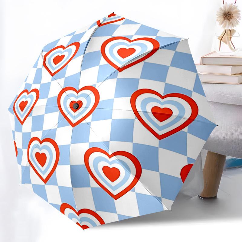 1pc Heart Pattern Automatic Umbrella - Automatic Opening And Closing, Sturdy Iron Frame, Formal Occasions yy251018237
1pc Heart Pattern Automatic Umbrella - Automatic Opening And Closing, Sturdy Iron Frame, Formal Occasions yy251018237