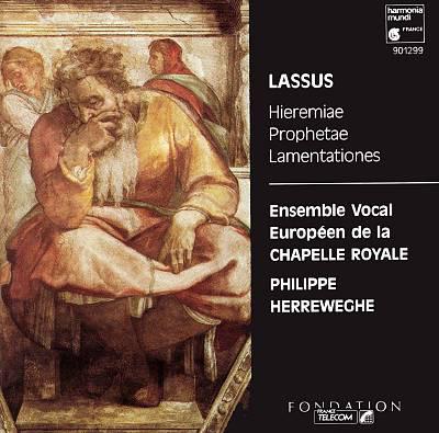 CD ROLAND DE LASSUS - ENSEMBLE VOCAL E - Hieremiae Prophetae Lamentationes HMC901299 Harmonia Mundi 1989 France Classical Used
CD ROLAND DE LASSUS - ENSEMBLE VOCAL E - Hieremiae Prophetae Lamentationes HMC901299 Harmonia Mundi 1989 France Classical Used