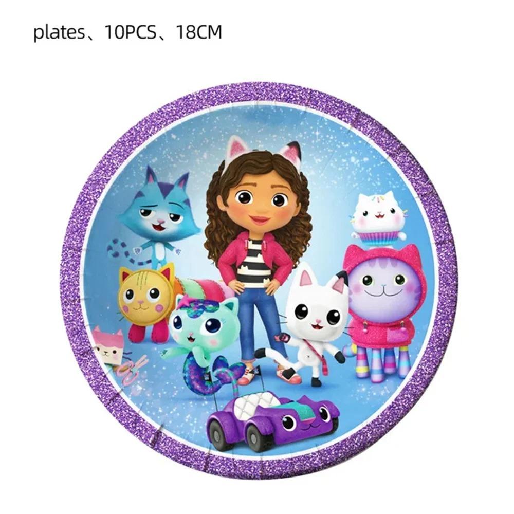 Gabby Dollhouse Party Supplies Gabby Birthday Party Favor Plate Cup Set 3D Balloons For Kids Girls Party Gift Items Photo Booth Props others
Gabby Dollhouse Party Supplies Gabby Birthday Party Favor Plate Cup Set 3D Balloons For Kids Girls Party Gift Items Photo Booth Props others