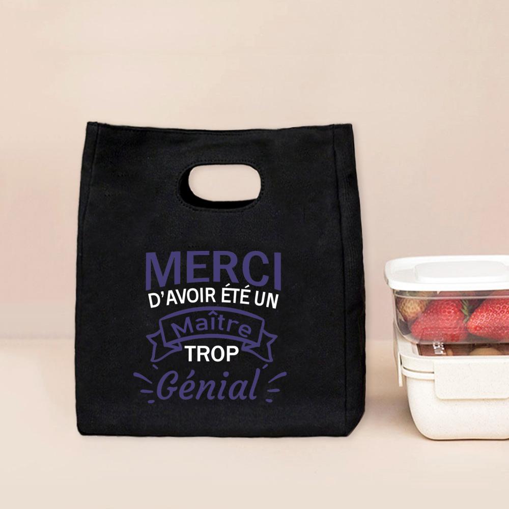 Merci Maitre French Print Lunch Cooler Bag Portable Insulated Canvas Bento Tote Thermal School Food Storage Bags Teacher Gifts
Merci Maitre French Print Lunch Cooler Bag Portable Insulated Canvas Bento Tote Thermal School Food Storage Bags Teacher Gifts