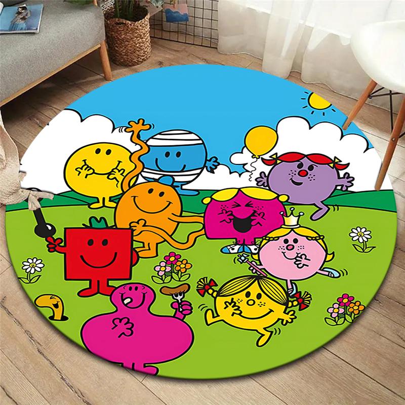 Mr. Men Little Miss Round Area Rug,Carpet Rug for Living Room Bedroom Sofa Playroom Decor,Non-slip Floor Mat 80cmx80cm
Mr. Men Little Miss Round Area Rug,Carpet Rug for Living Room Bedroom Sofa Playroom Decor,Non-slip Floor Mat 80cmx80cm