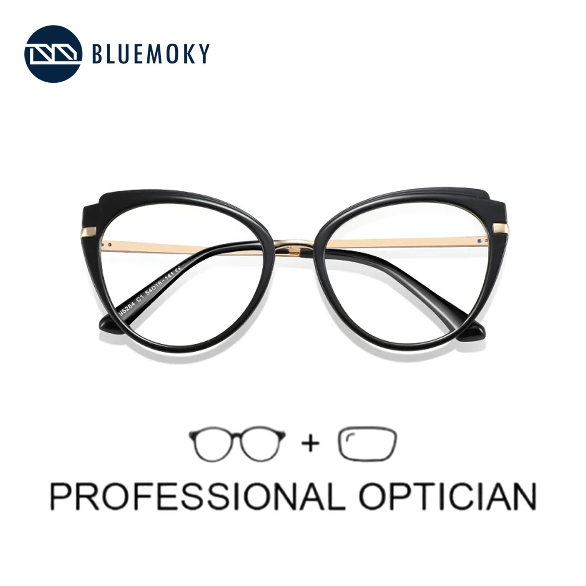 BLUEMOKY Cat Eye Prescription Glasses For Women Acetate Myopia/Progressive Optical Eyeglasses for Anti Blue Ray Photochromic Single Version&1.56&None
BLUEMOKY Cat Eye Prescription Glasses For Women Acetate Myopia/Progressive Optical Eyeglasses for Anti Blue Ray Photochromic Single Version&1.56&None