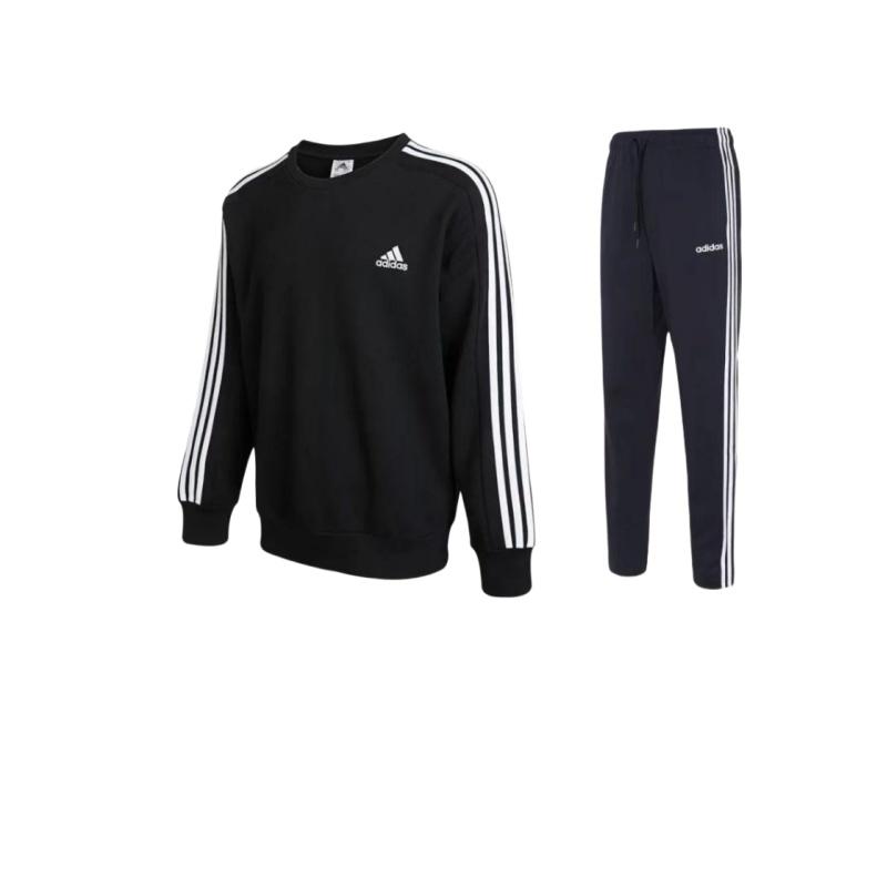 Adidas Logo Embroidered Striped Crew Neck Long Sleeve Sweatshirt And Mid Rise Long Pants Casual Sports Set Men Sweatshirt And Pants Set DU0457+-IC9317 M
Adidas Logo Embroidered Striped Crew Neck Long Sleeve Sweatshirt And Mid Rise Long Pants Casual Sports Set Men Sweatshirt And Pants Set DU0457+-IC9317 M