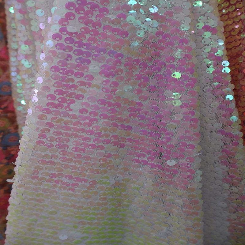 Вышитая 5 мм сетка из пайеток для свадебного платья, юбки, сумки и блестящего декора
Вышитая 5 мм сетка из пайеток для свадебного платья, юбки, сумки и блестящего декора