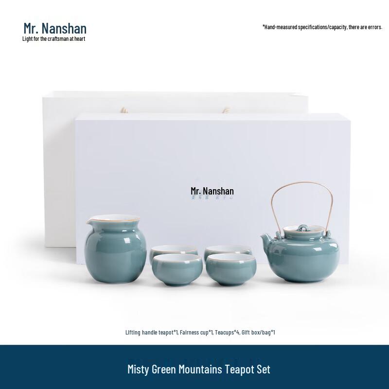 Mr. Nanshan Chinese Ceramic Kung Fu Tea Set
Mr. Nanshan Chinese Ceramic Kung Fu Tea Set