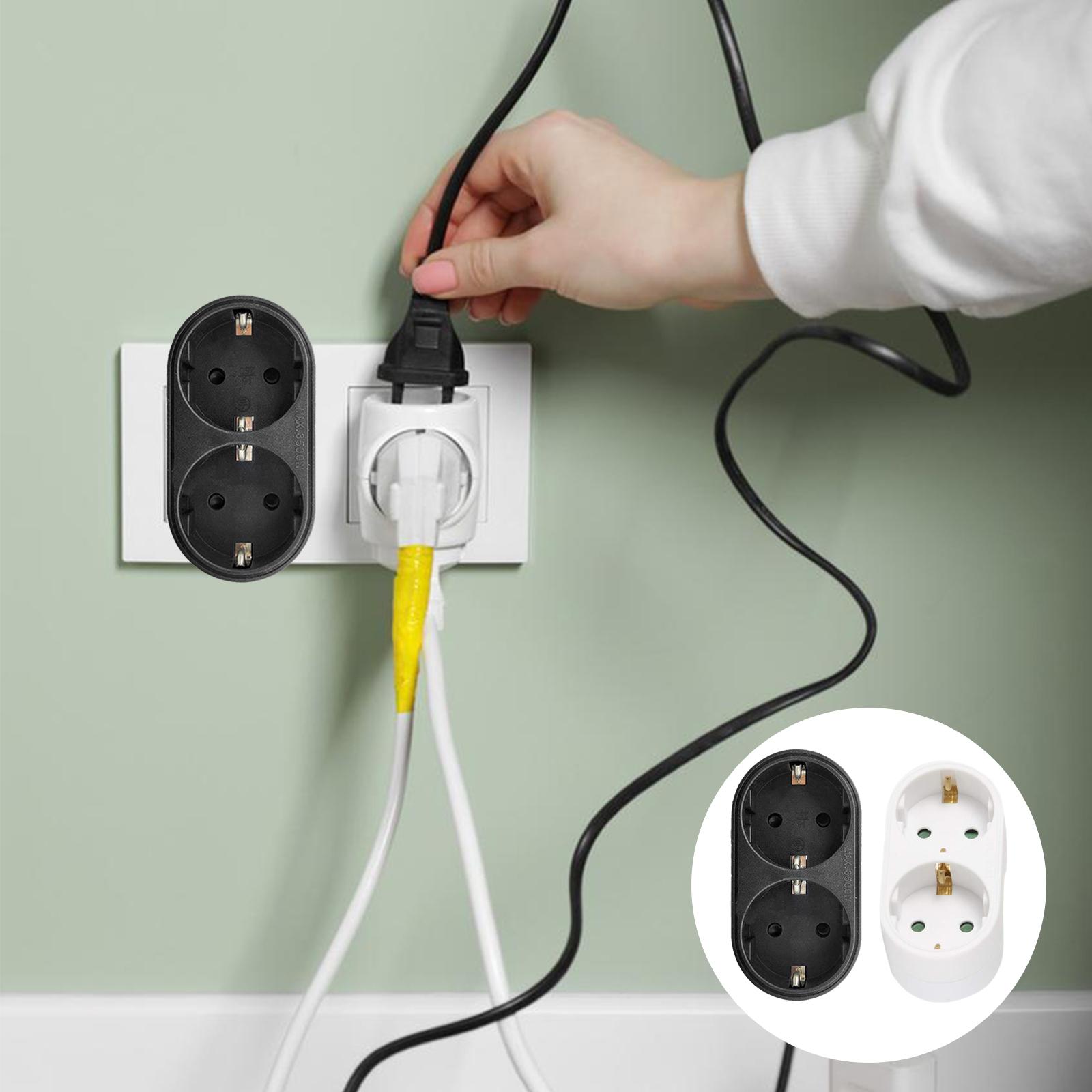 European/German Standard Double Socket Adapter Stylish & Safe Two in One Socket Converter Suitable for Home & Office Use білий
European/German Standard Double Socket Adapter Stylish & Safe Two in One Socket Converter Suitable for Home & Office Use білий