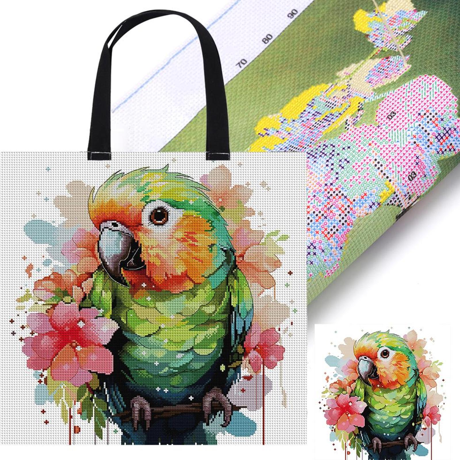 11CT Cat Peacock Owl Parrot Embroidery Kit Personalized Bag Cross Stitch Kit Canvas Bag DIY Sewing Project Bag for Beginners
11CT Cat Peacock Owl Parrot Embroidery Kit Personalized Bag Cross Stitch Kit Canvas Bag DIY Sewing Project Bag for Beginners