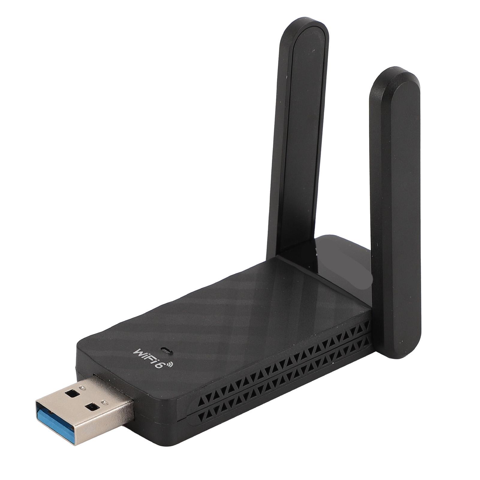 Wireless USB Adapter 1800Mbps 3Dbi High Gain Dual Antennas 2.4G 5.8GHz Network Adapter for Desktop
Wireless USB Adapter 1800Mbps 3Dbi High Gain Dual Antennas 2.4G 5.8GHz Network Adapter for Desktop