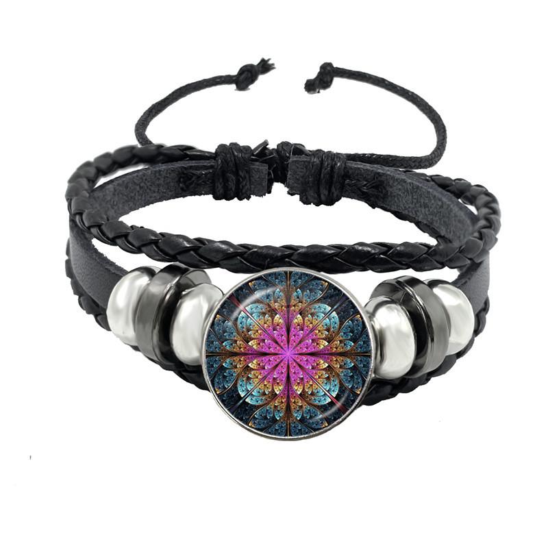 Vintage Om Yoga Chakra Mandala Snap Button Leather Bracelets Classic Flower of Life Tree Adjutable Leather Bangle Jewelry
Vintage Om Yoga Chakra Mandala Snap Button Leather Bracelets Classic Flower of Life Tree Adjutable Leather Bangle Jewelry