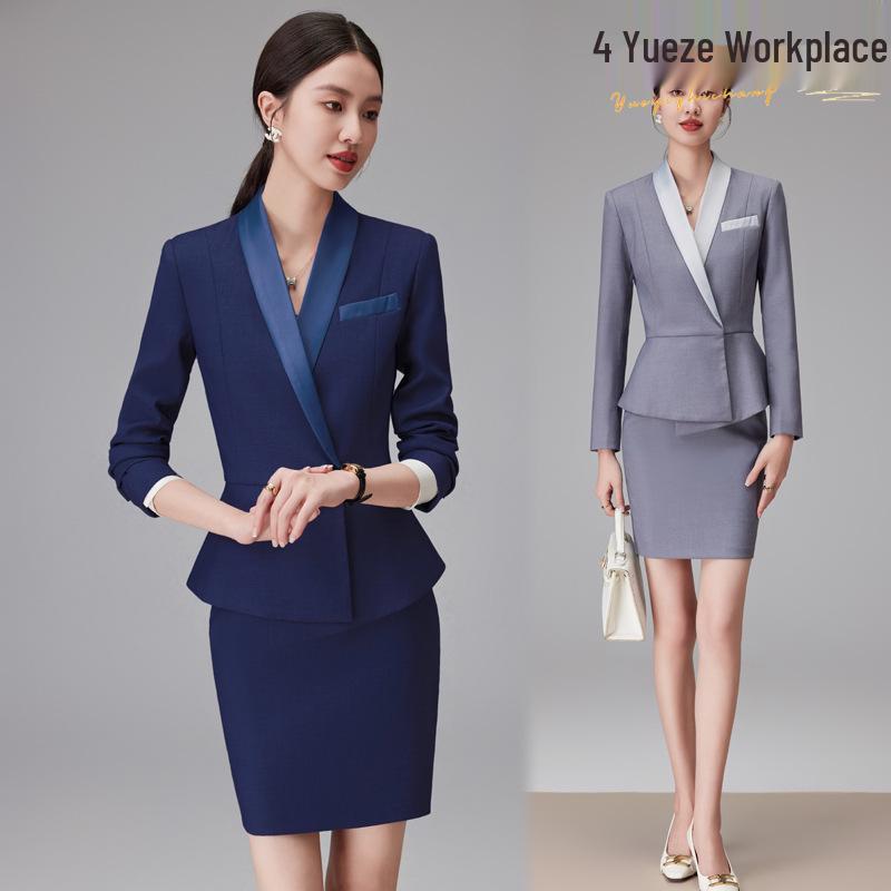 Dark Blue Women s Suit Set: Professional Attire with a Goddess Style – Perfect for Front Desk Workwear. XL
Dark Blue Women s Suit Set: Professional Attire with a Goddess Style – Perfect for Front Desk Workwear. XL