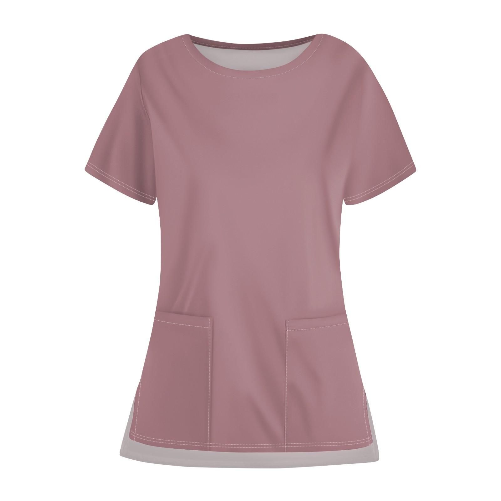 Женская повседневная однотонная карманная униформа с круглым вырезом и открытым подолом, защитная рабочая форма, верх XXXXL розовый
Женская повседневная однотонная карманная униформа с круглым вырезом и открытым подолом, защитная рабочая форма, верх XXXXL розовый