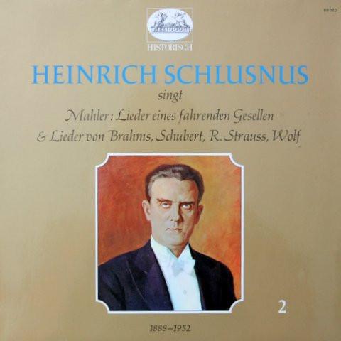 LP Record HEINRICH SCHLUSNUS Heinrich Schlusnus Singt 2 88020 Heliodor 1957 Germany Classical Used
LP Record HEINRICH SCHLUSNUS Heinrich Schlusnus Singt 2 88020 Heliodor 1957 Germany Classical Used