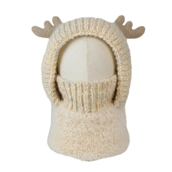 Дитяча шапка-шарф з капюшоном, головний убір із захистом обличчя, дизайн з вушками оленя, для холодної погоди, регульований шарф на шию, зимовий головний убір бежевий
Дитяча шапка-шарф з капюшоном, головний убір із захистом обличчя, дизайн з вушками оленя, для холодної погоди, регульований шарф на шию, зимовий головний убір бежевий