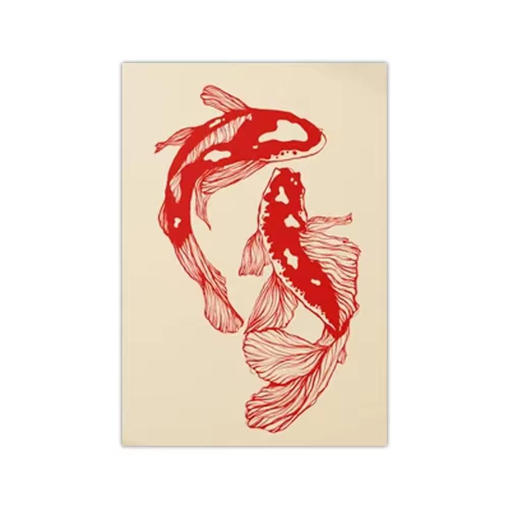 1 poster wall decoration poster wall art vintage red koi poster canvas painting wall art living room office decoration frameless 30X40cm No Frame
1 poster wall decoration poster wall art vintage red koi poster canvas painting wall art living room office decoration frameless 30X40cm No Frame