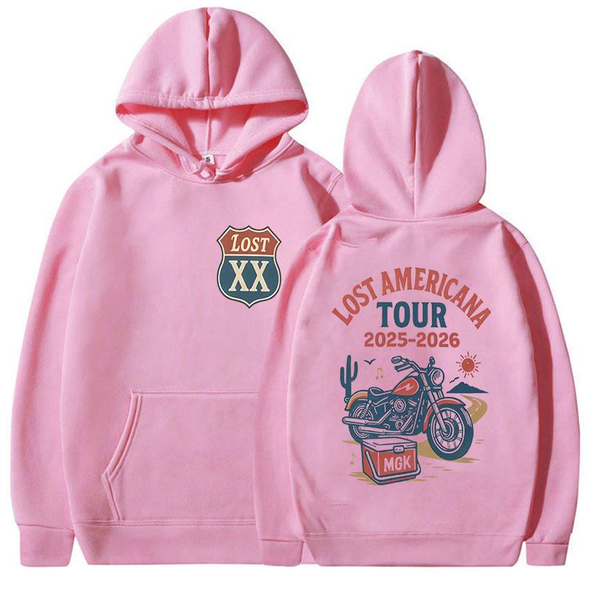 Худі з логотипом репера MGK Lost Americana Tour 2025-2026 Чоловіче Жіноче Мода Харадзюку Худі Вінтажне Оверсайз З Довгим Рукавом S
Худі з логотипом репера MGK Lost Americana Tour 2025-2026 Чоловіче Жіноче Мода Харадзюку Худі Вінтажне Оверсайз З Довгим Рукавом S