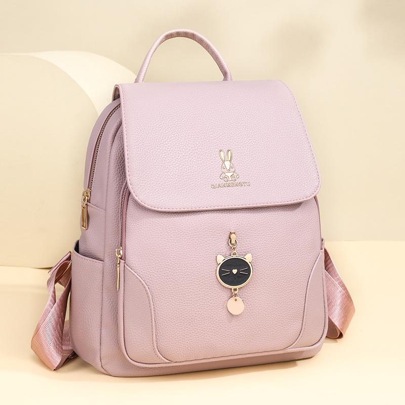 2025 Women s Casual Soft Leather Backpack - Large Capacity, Versatile Travel Bag 30x14x26 cm рожевий
2025 Women s Casual Soft Leather Backpack - Large Capacity, Versatile Travel Bag 30x14x26 cm рожевий