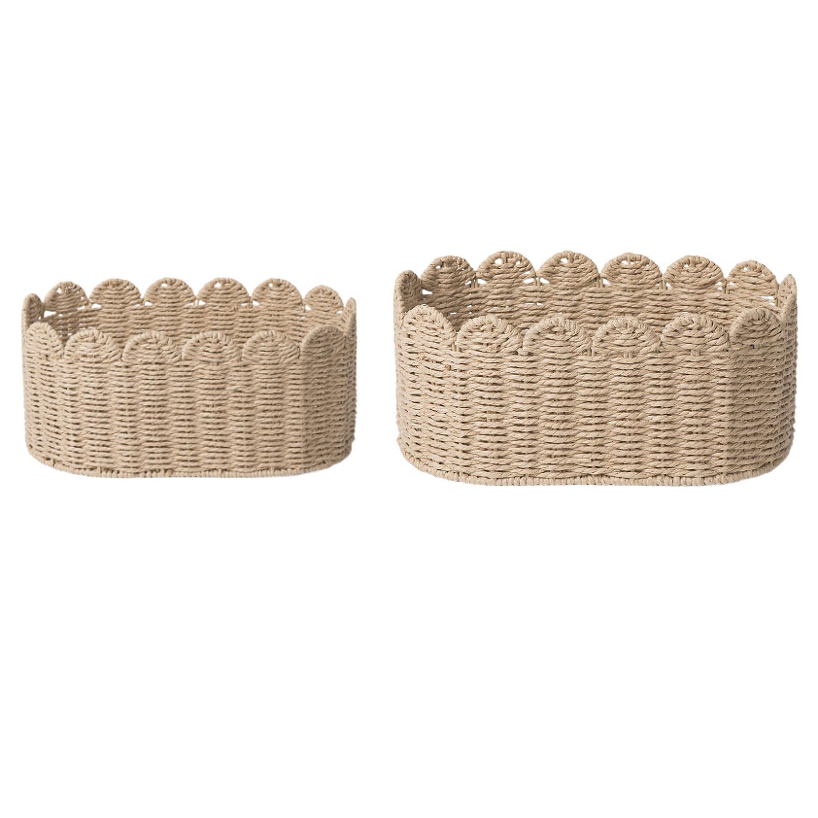 Handwoven Storage Basket Container Lightweight Portable Storage Bin Organizer for Bedroom Shelf Bathroom Pantry Kithchen Tool Small
Handwoven Storage Basket Container Lightweight Portable Storage Bin Organizer for Bedroom Shelf Bathroom Pantry Kithchen Tool Small