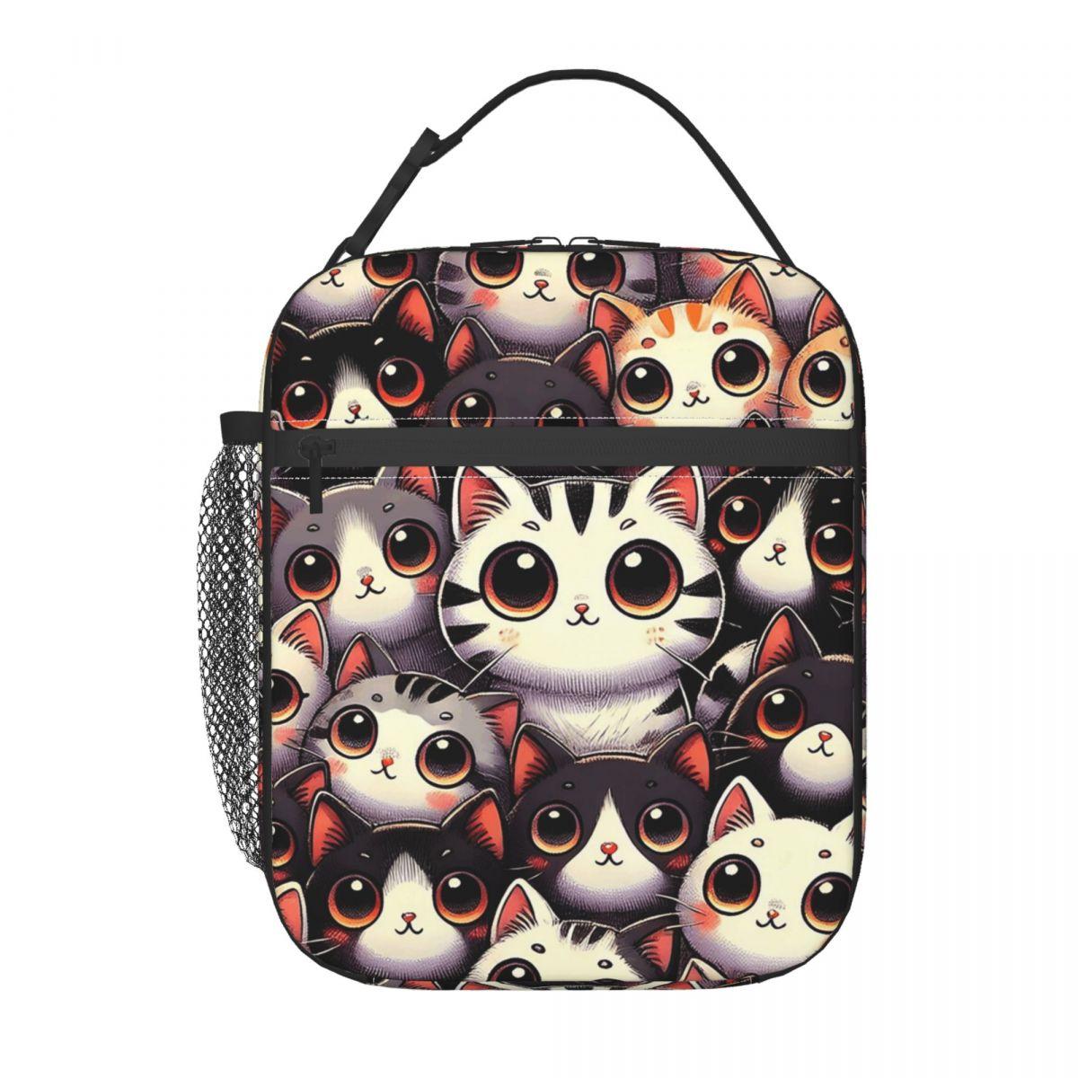 Cartoon Cute Colorful Cat Insulated Lunch Bag for Women Office Cooler Thermal Food Box Tote Portable Lunch Boxes Container One Size
Cartoon Cute Colorful Cat Insulated Lunch Bag for Women Office Cooler Thermal Food Box Tote Portable Lunch Boxes Container One Size