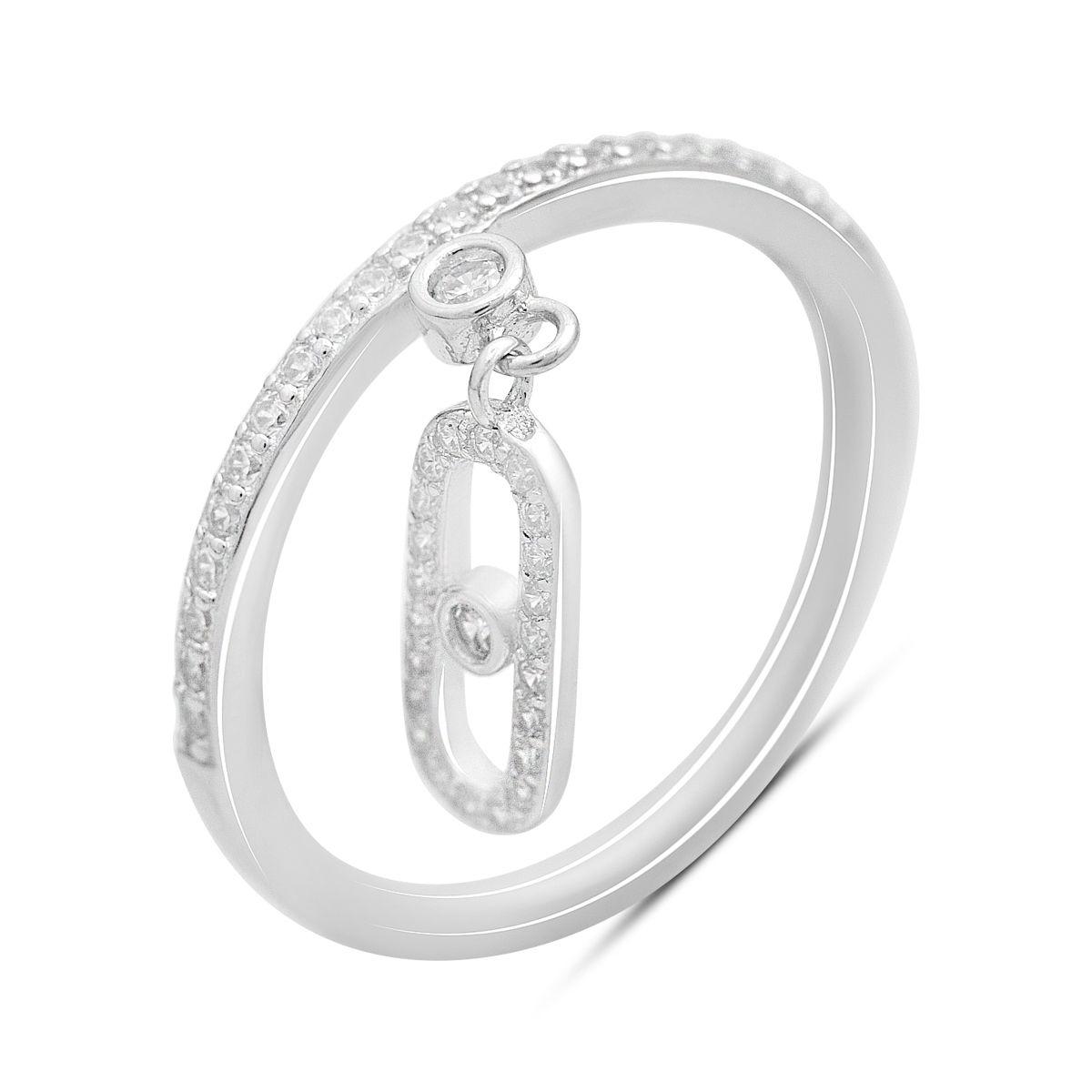 Silver ring with cubic zirconia, product weight 2.04 g (2207436) 17 білий
Silver ring with cubic zirconia, product weight 2.04 g (2207436) 17 білий