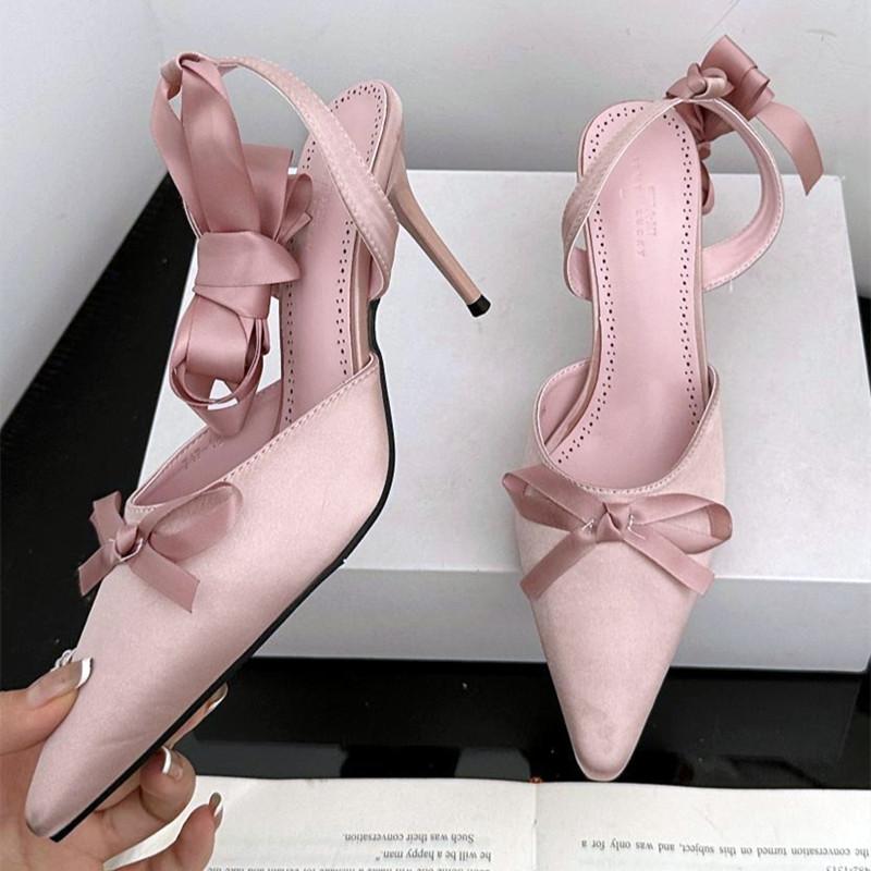 Fashion Sweet Bow Shallow Pumps Sandals Women High Quality Satin Cross Tied Pointed Toe Slide Sandals Fashion Elegant Party Dress Shoes 35 розовый
Fashion Sweet Bow Shallow Pumps Sandals Women High Quality Satin Cross Tied Pointed Toe Slide Sandals Fashion Elegant Party Dress Shoes 35 розовый