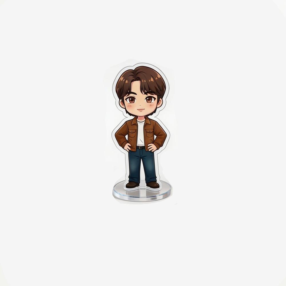 BTS Casual Outfit Cartoon Acrylic Standee, Bangtan Boys Cute Cartoon Figure Display, Kpop ARMY Fans Desk Decor JIN
BTS Casual Outfit Cartoon Acrylic Standee, Bangtan Boys Cute Cartoon Figure Display, Kpop ARMY Fans Desk Decor JIN